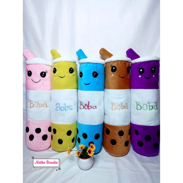 BONEKA BOBA GULING VIRAL UKURAN 60CM Bahan Lembut Dan Nyaman