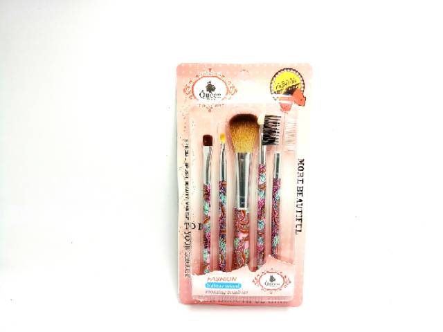 MAKEUP BRUSH SET QUEEN GLAMOUR 5in1