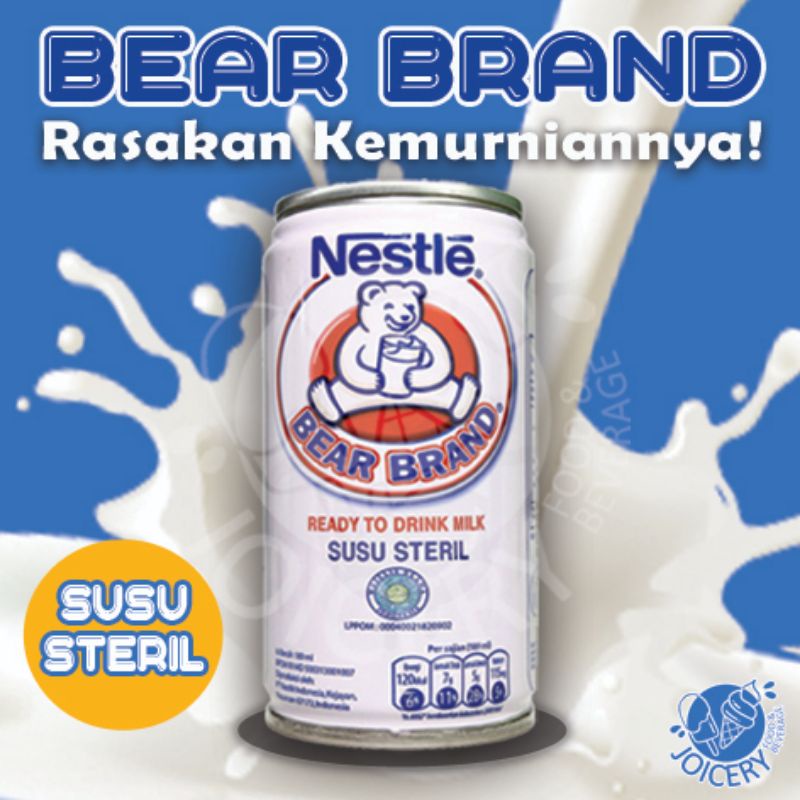 

Susu beruang bear brand 189ml 1pcs susu steril