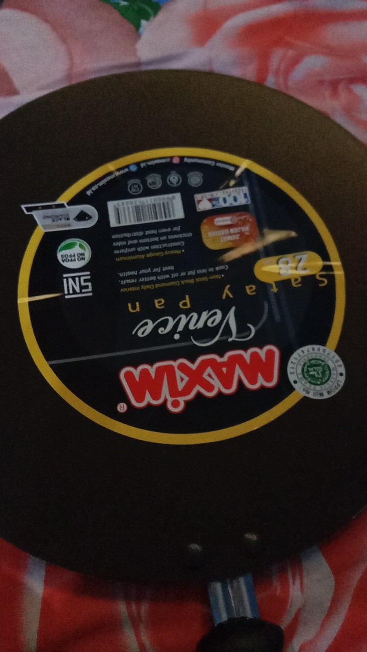 Wajan Datar Pemanggang Sate Martabak Teflon 28 Maxim Venice Satay