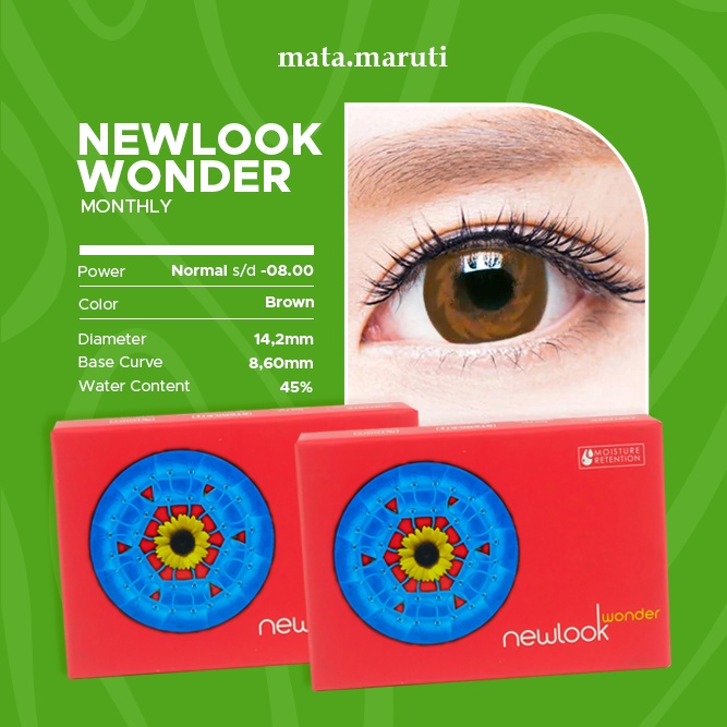 Softlens Warna Newlook - Wonder Brown