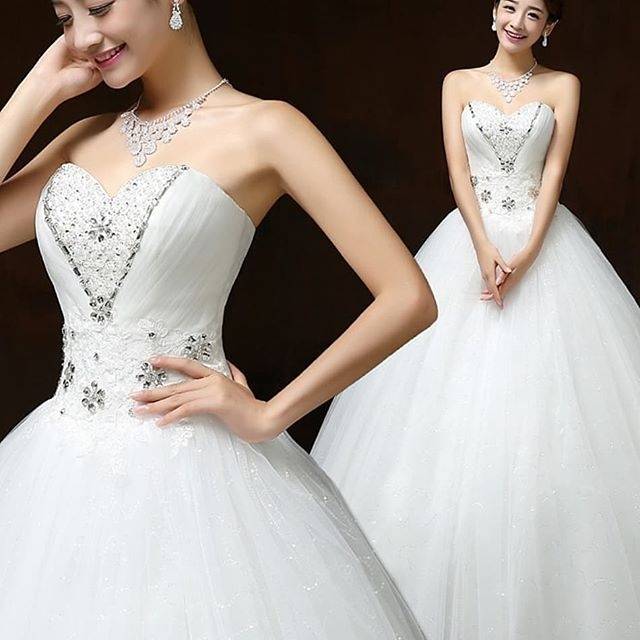Gaun pengantin putih promo - gaun prewedding - wedding dress - baju pengantin ballgown