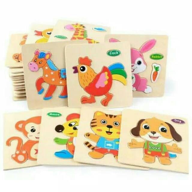 Puzzle Jigsaw Kayu 3 Dimensi