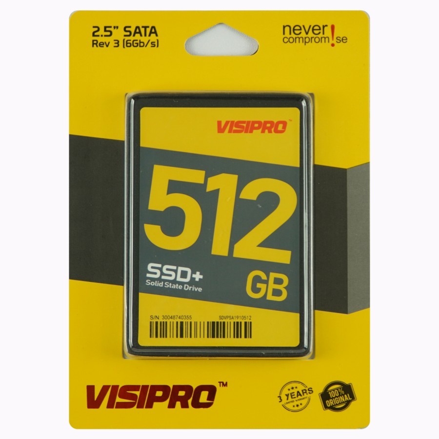 SSD VISIPRO 512GB SATA ORIGINAL 100%