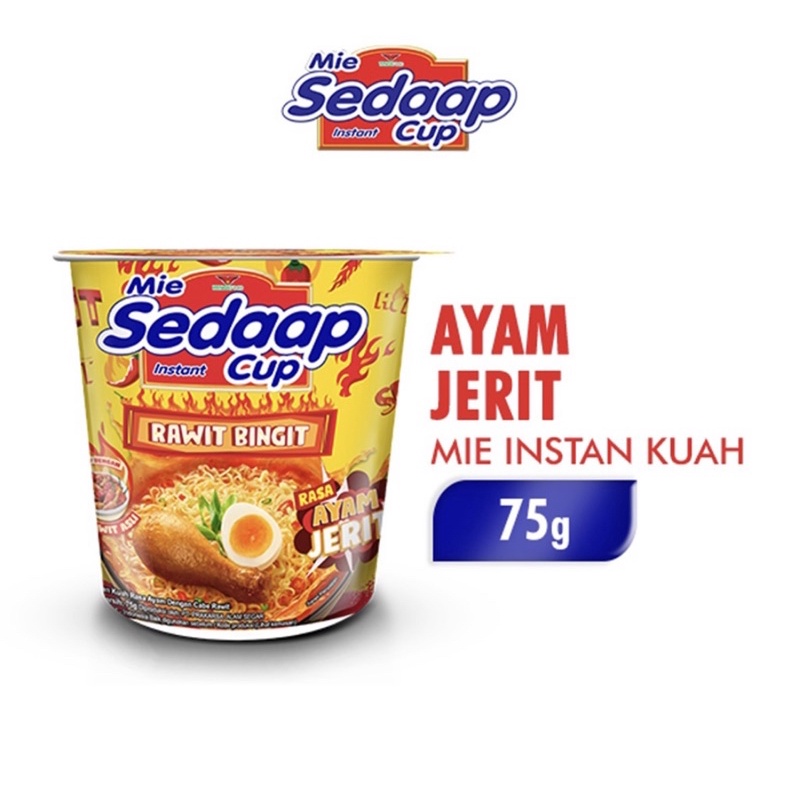 

mie sedaap cup ayam jerit