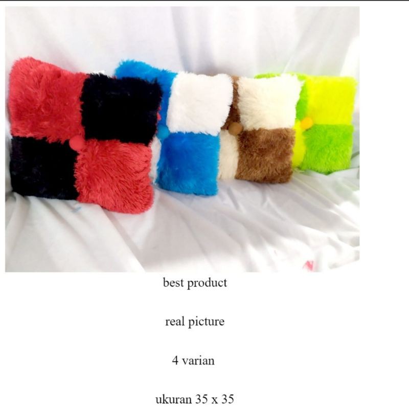 BANTAL KUPAT ..bulu rasfur 35*35