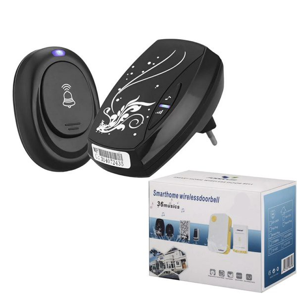 Bel Pintu Rumah Toko Tombol Wireless Door Bell Home Alarm