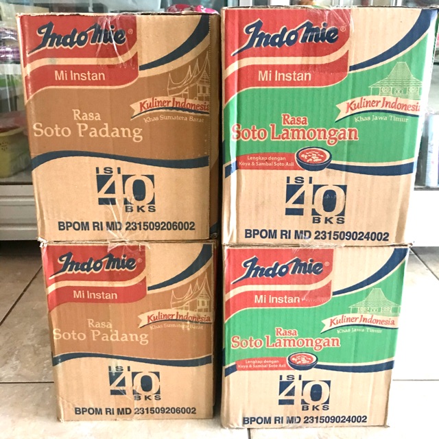 

Indomie Dus Rasa Soto Lamongan 80 gr/ Rasa Soto Padang 75 gr