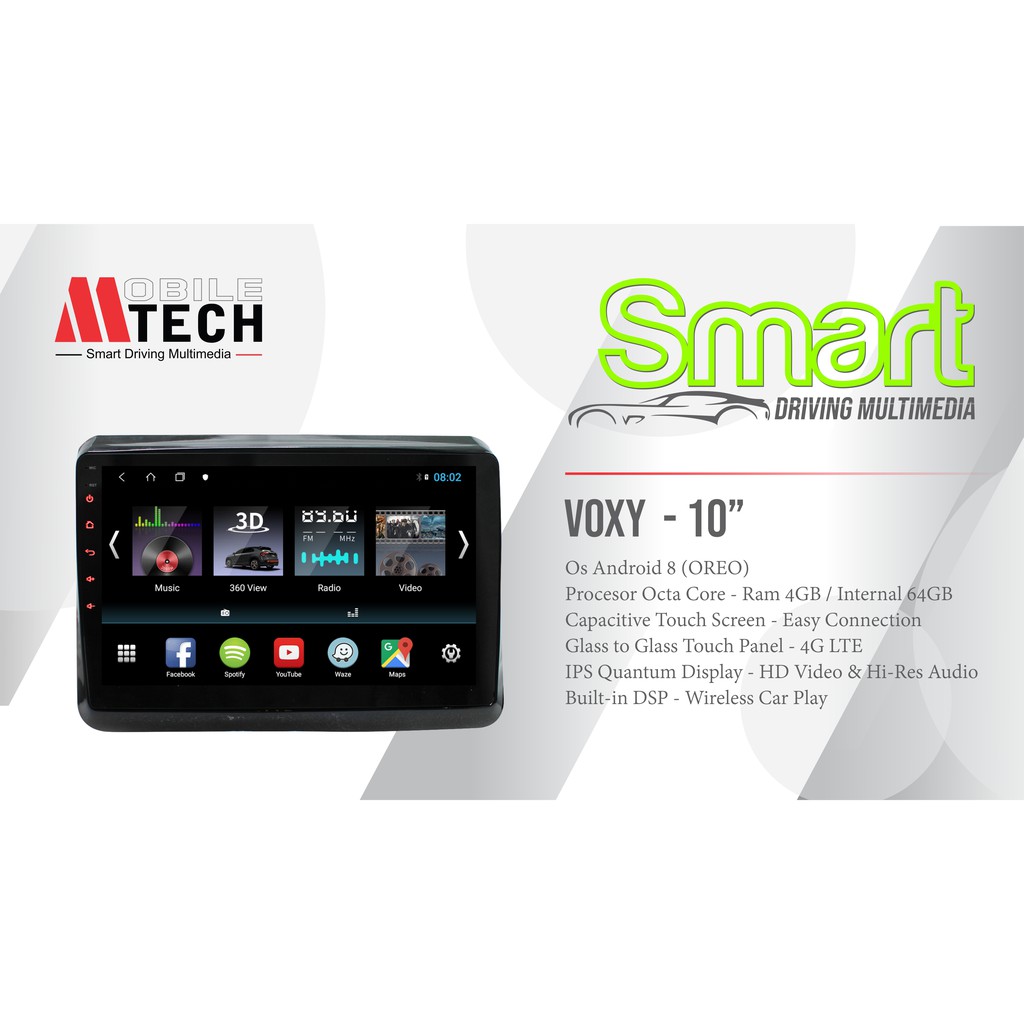 Mtech Head Unit Android Toyota Voxy