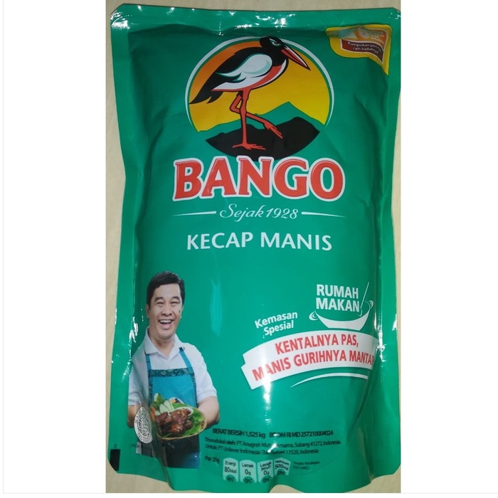 

Siap Kirim Kecap Manis Bango Refill 1.525 Kg