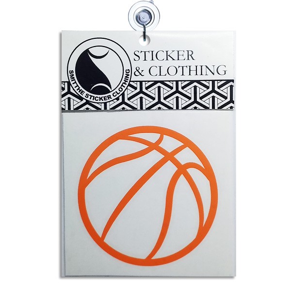 Stiker bola Basket logo Cutting Sticker untuk aksesoris Mobil Motor