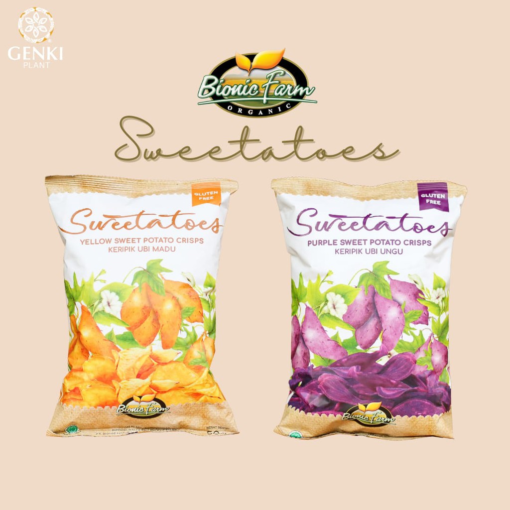 

Bionic Farm Sweetatoes Keripik Ubi - 50 g