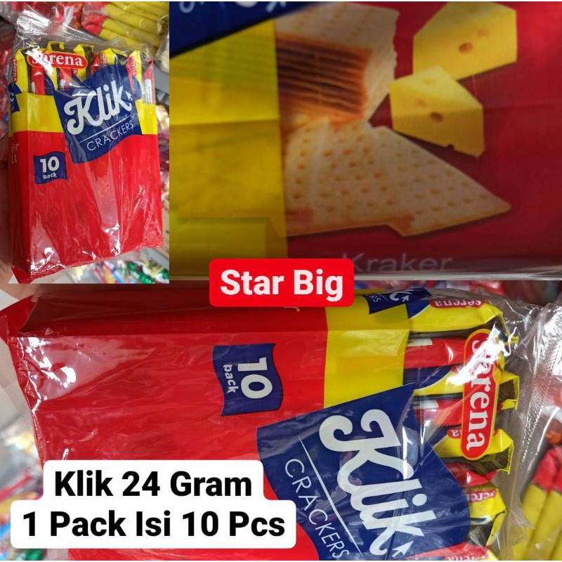 

Klik Crackers Kraker Serena Biskuit 24g