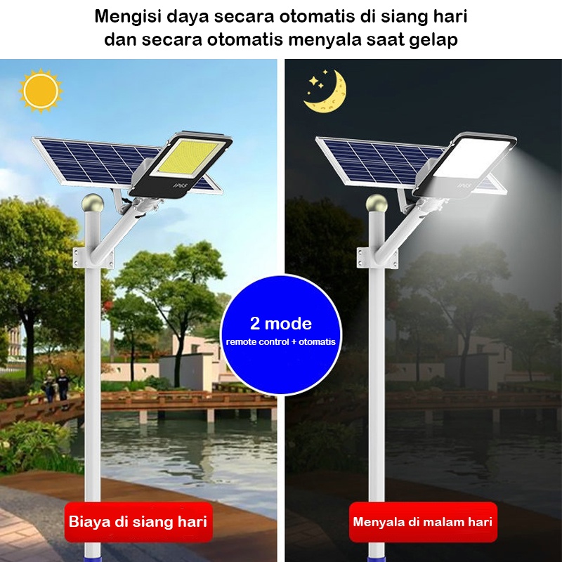 ❣️Garansi&amp;Remote❣️LAMPU JALAN SOROT 600watt 600w lampu pju solar panel 2 in 1 600w 600 watt lampu jalan led pju 600w lampu jalan lampu lalan solar cell