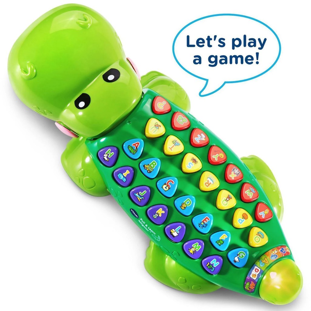 VTECH ALPHA-GATOR - Mainan Edukatif Anak Alphabet Bersuara Model Alligator Lucu