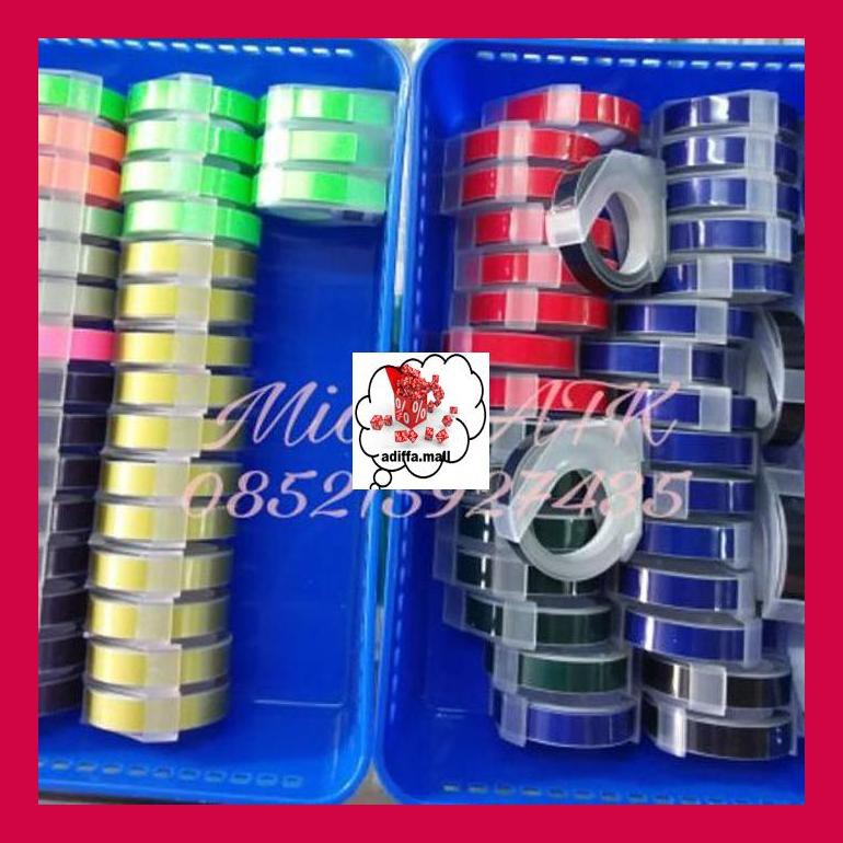 

474S0T5D Label Emboss Dymo Motex - Biru Mytpjd80E