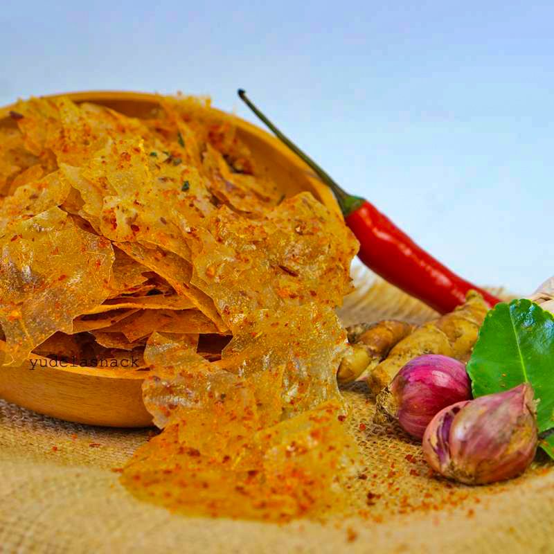 

Keripik Kaca Pedas Daun Jeruk