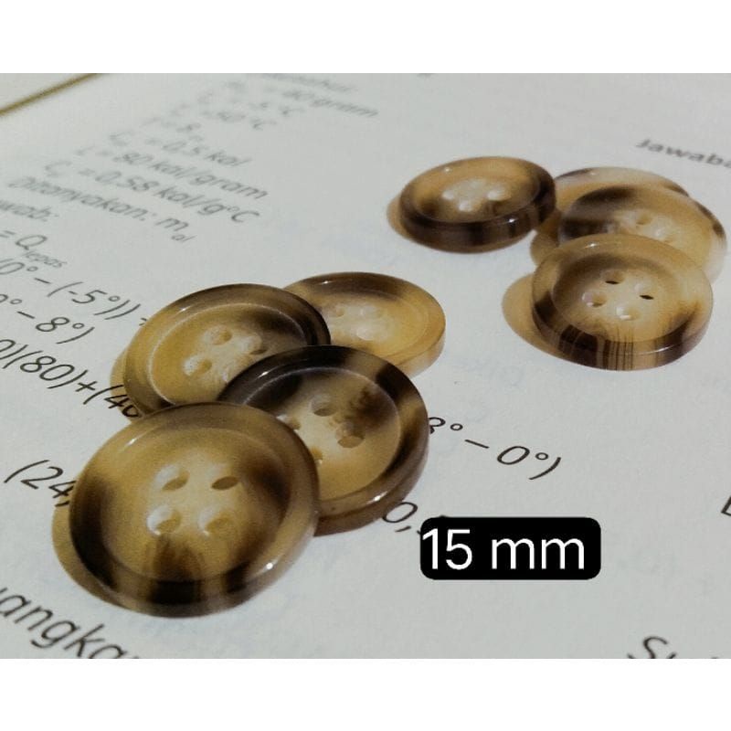 (12 BIJI) KANCING JAS MACAN 13 MM- 25 MM