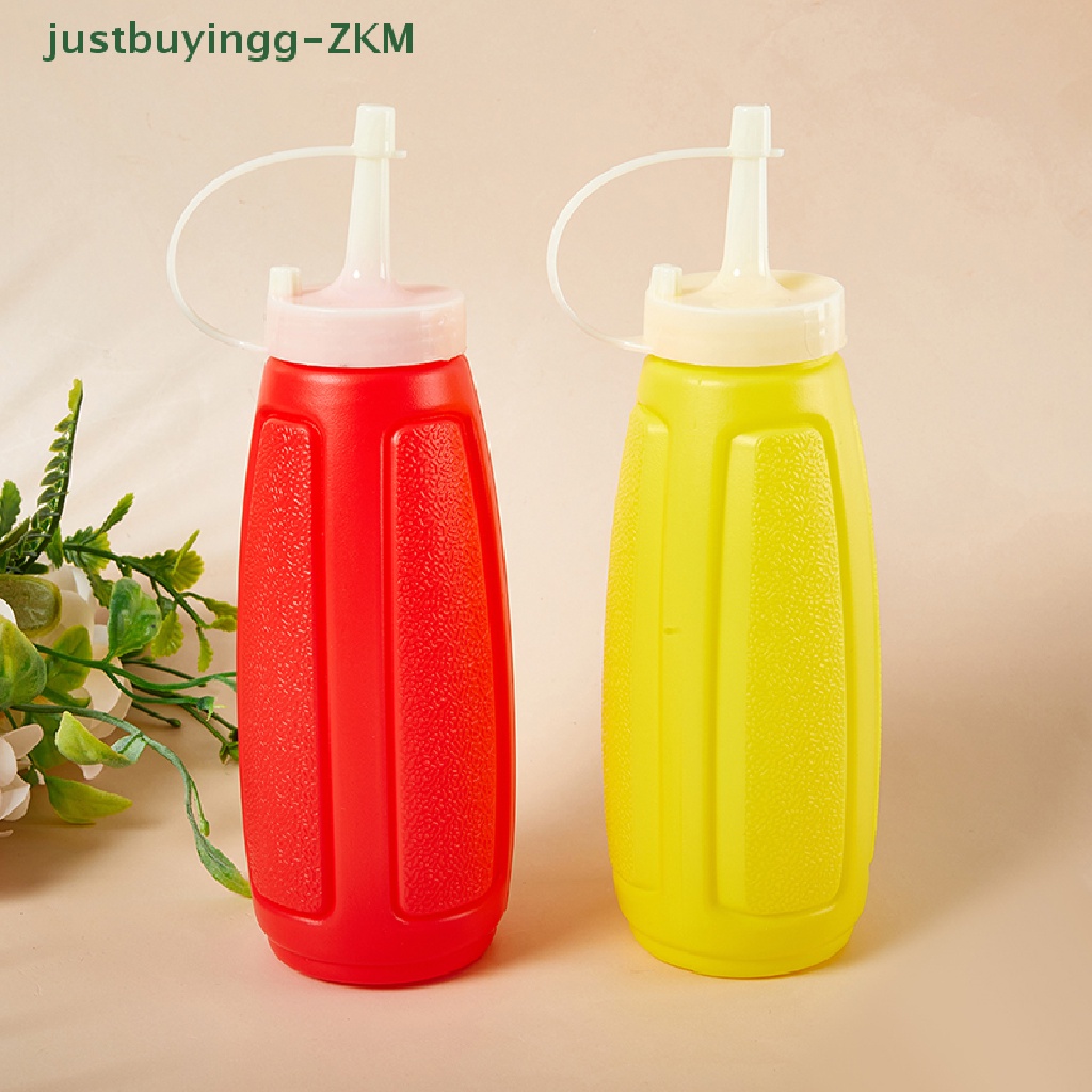 2 Pcs Botol Squeeze Bahan Plastik 150 / 300ml Dengan Tutup Untuk Kecap