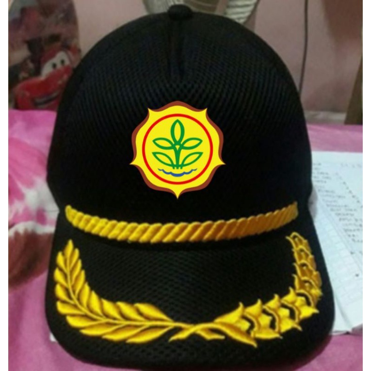 Topi KEMENTAN topi jaring Kementan topi pertanian topi jaring pertanian topi kementerian pertanian t