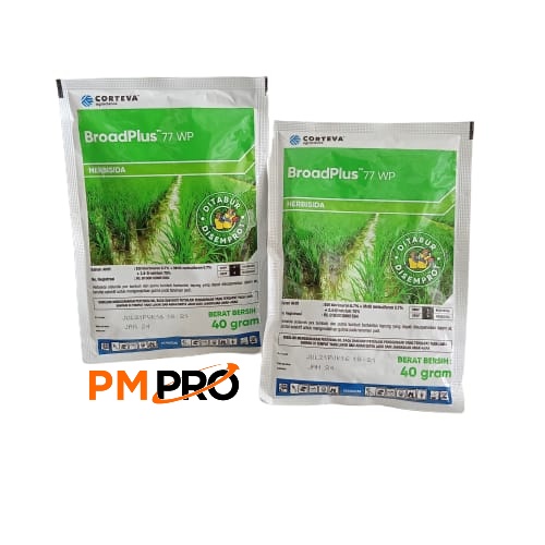 Obat Pengendali Rumput Pada Tanaman  Padi HERBISIDA BroadPlus / Ally Plus  77 WP Kemasan 40 gram