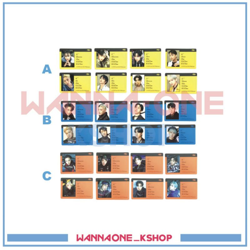photocard ID ateez the world ep.1 movement