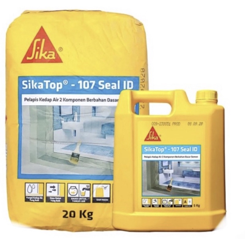 SikaTop 107 Seal Anti bocor waterproofing semen 20 kg cairan 5 liter