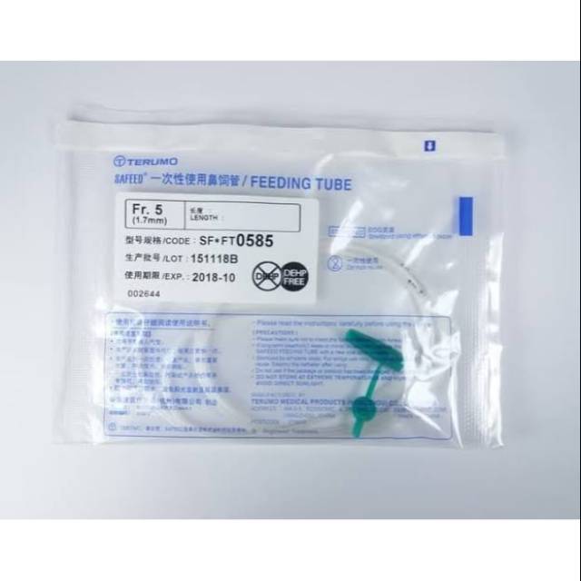 Jual Ngt Nasogastric Tube Feeding Tube Stomach Tube Selang