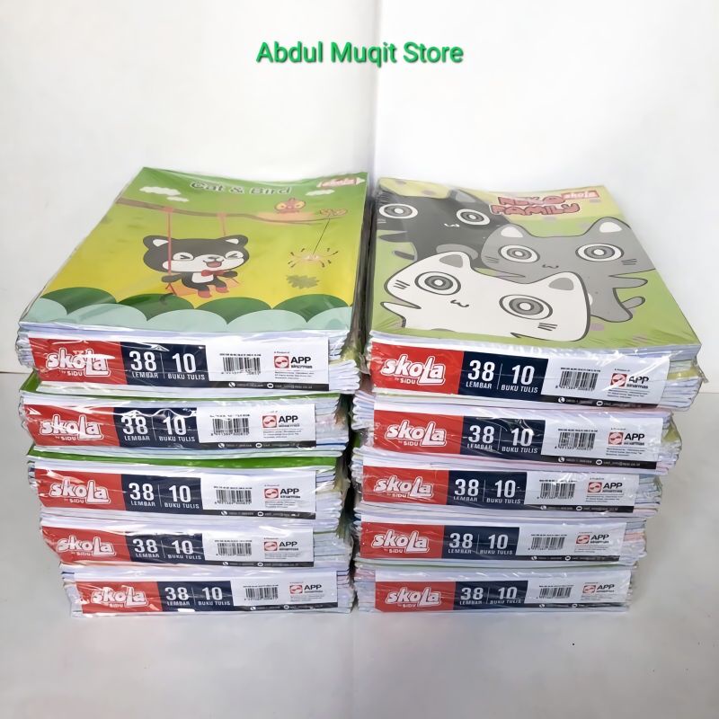 

Buku Tulis Sinar Dunia/Buku Tulis Skola by Sidu (Sinar Dunia) Isi 38 Lembar