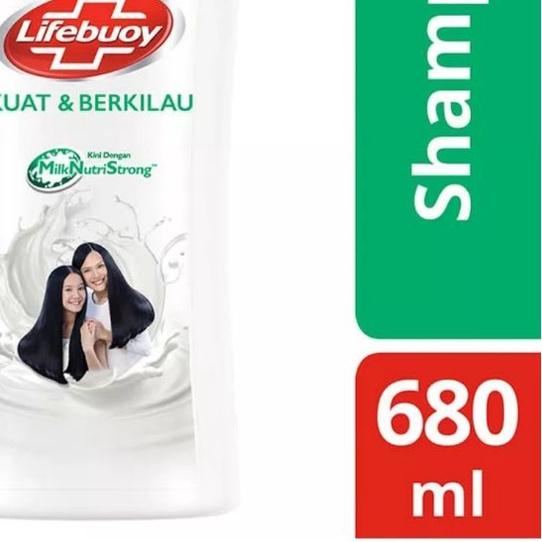 LIFEBUOY Shampoo Strong & Shiny 680ml / Shampoo 680ml Pump / Shampoo Lifebuoy 680 ml Pump