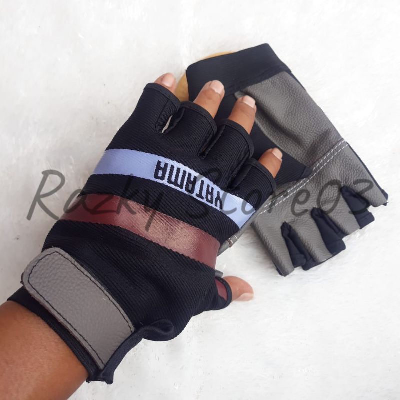 Sarung tangan motor kulit pendek untuk pria/sarung tangan kulit/sarung tangan motor