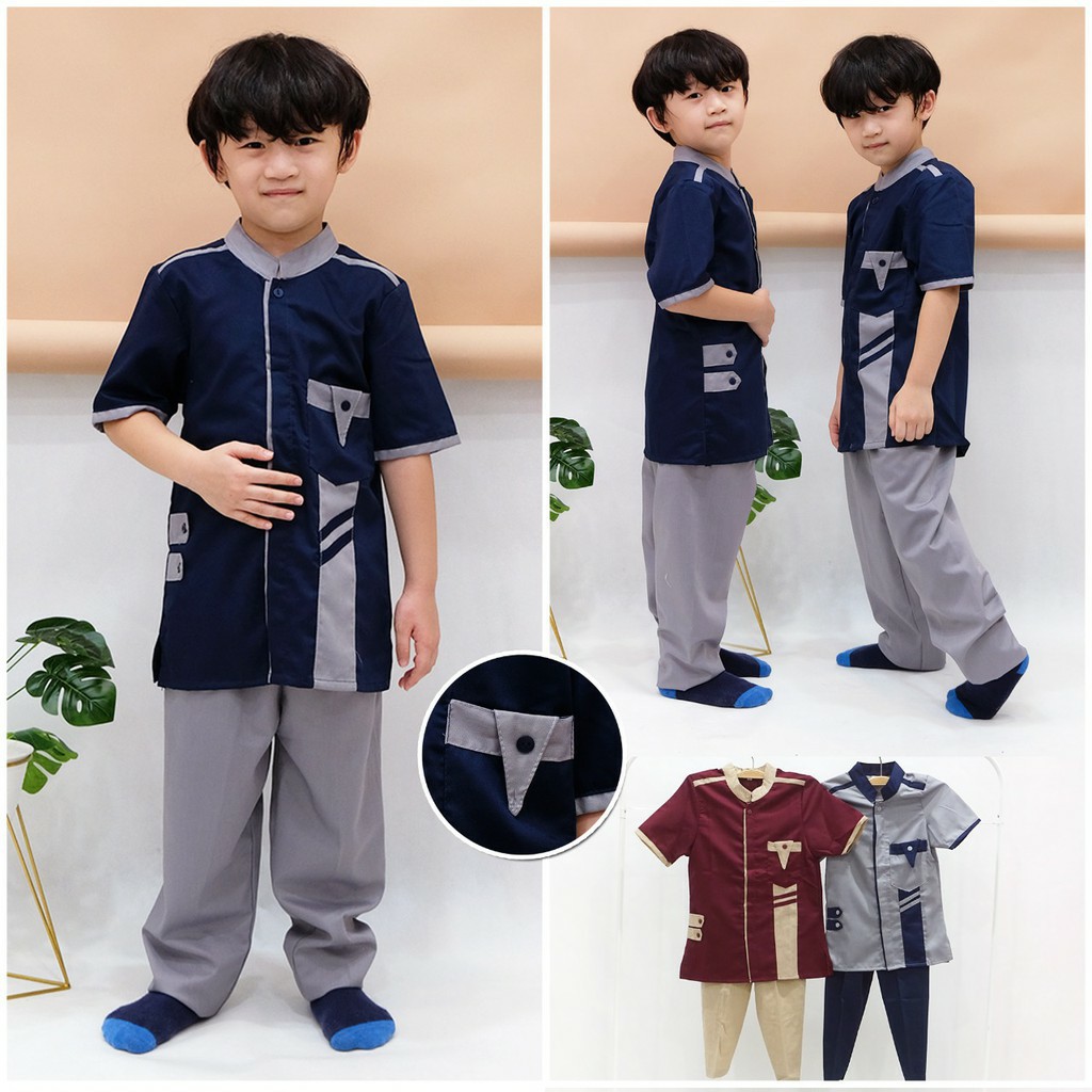 Stelan koko Anak Laki laki 2 12 tahun setelan baju Stelan koko Anak Laki laki 2 12 tahun setelan baju