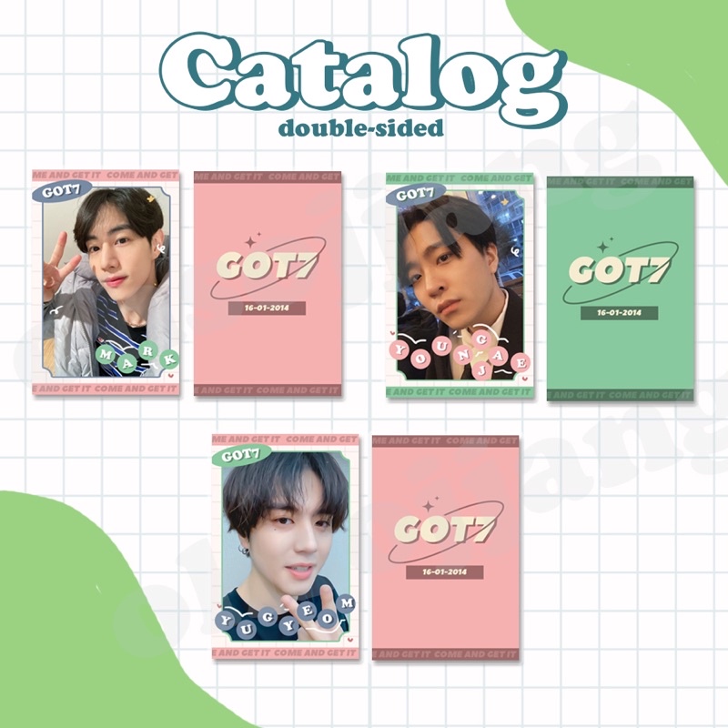 GOT7 KEYRING VOL.2 KEYCHAIN CHARM GANTUNGAN KUNCI AHGASE