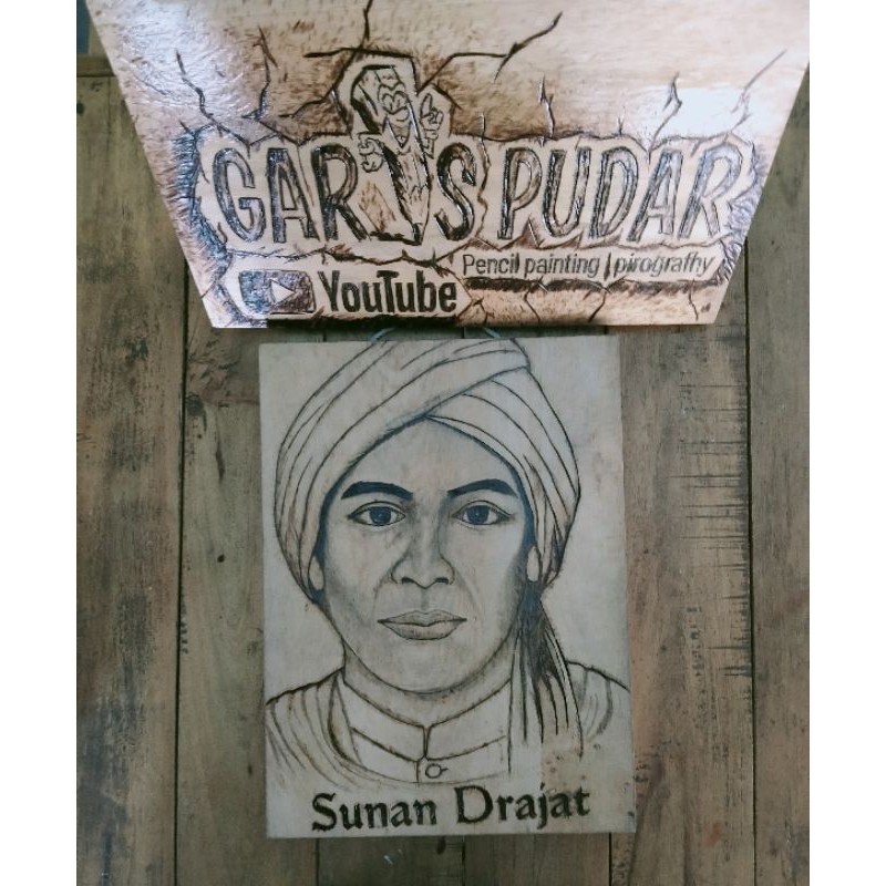 Lukisan Bakar Pyrography | Lukisan Wajah | Lukisan Murah | Lukisan Keren