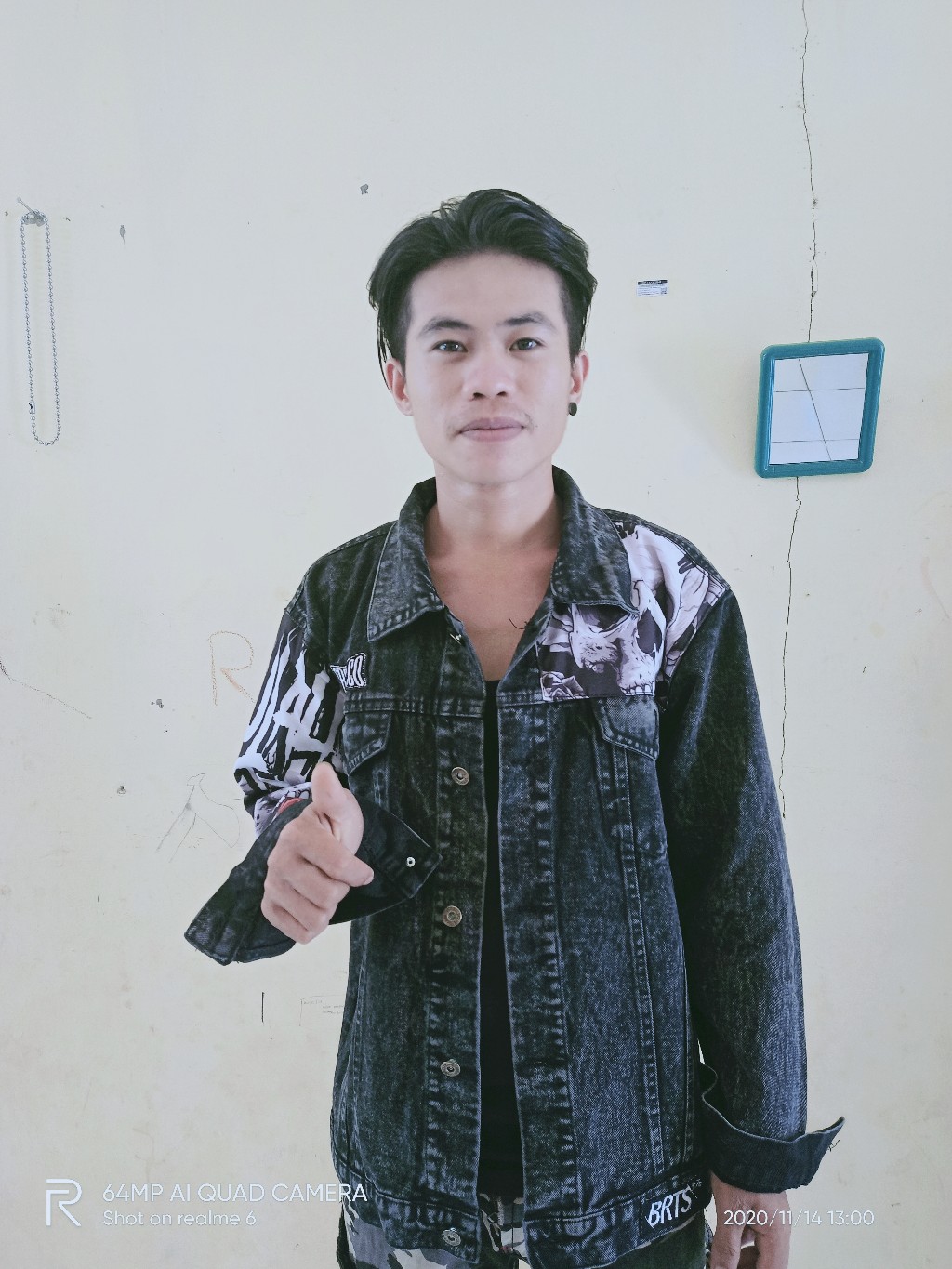 Shopwalking.90 - Brutalist Denim/jaket Jeans Denim/jaket Printing Unisex/jaket Jeans Printing Murah