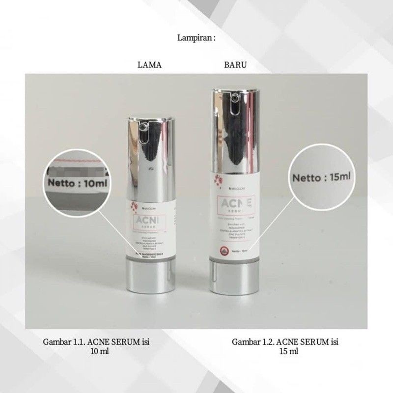 MS GLOW ACNE SERUM 15ml serum acne original MS GLOW