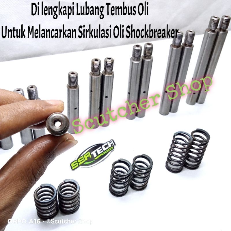 Peninggi suling Shock Depan Bahan Baja Grade A Yamaha Matic Mio Fino Xride Fazzio Lexi