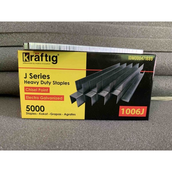 

Isi Paku Tembak / Staples Tembakan Angin Refill Air Nailer 1006J Kraftig