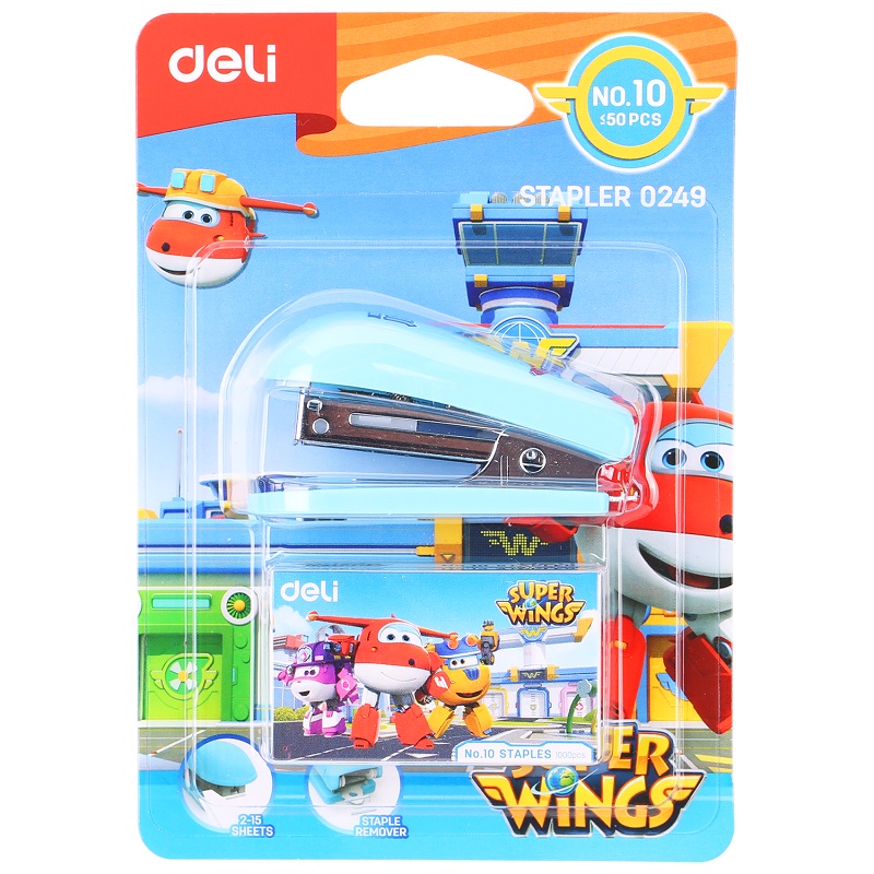 

Stapler set Super Wings/ Staples mini Deli + isi - E0249