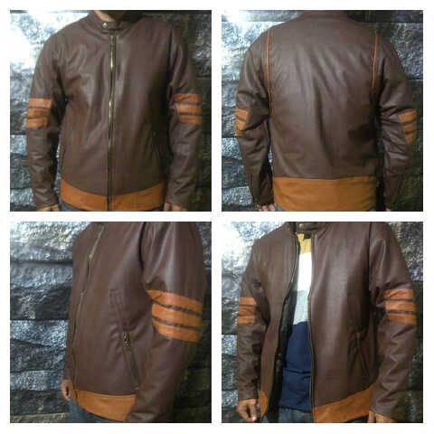 JAKET PRIA Trend Line ADIDAS Laki Laki Cowok Abu H fashion M4L6 Jaket semi kulit Wolverin