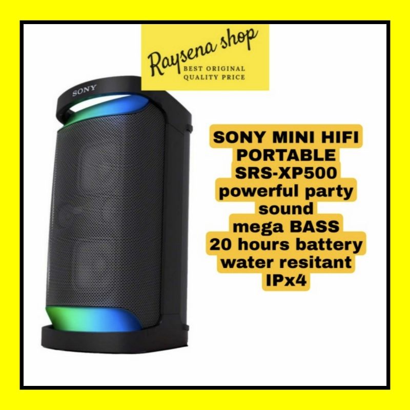 SONY HIFI SRS-XP500 / SRS XP500 KARAOKE PARTY SOUND