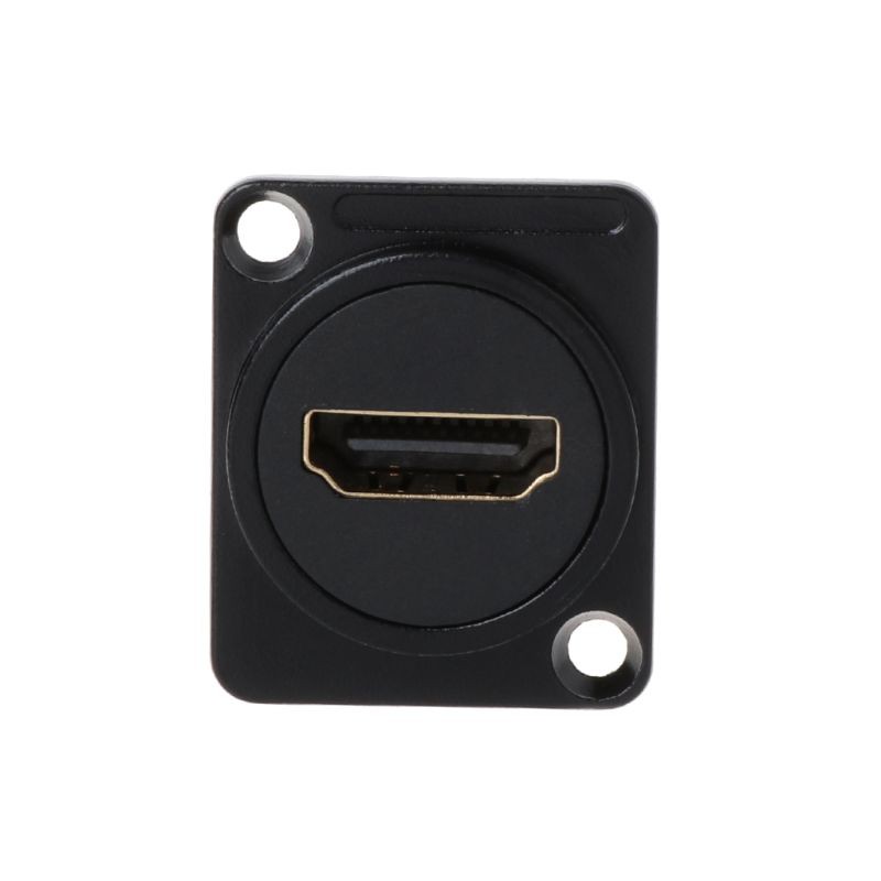 HDMI D-type RJ45 Socket Network Plug Chassis Panel Mount Audio Connector