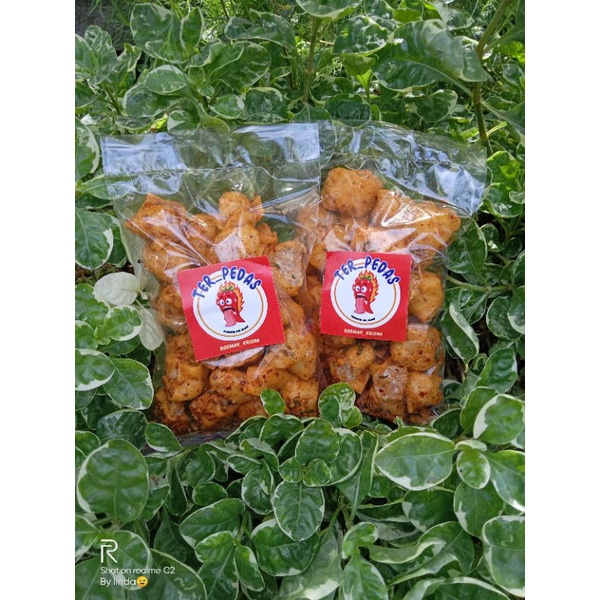 

siomay mini kering pedas