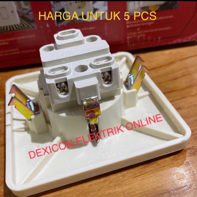 Inbow stop kontak lubang 1/ inbow stop kontak/inbow stop kontak murah/IB stop kontak LB 1/ listrik