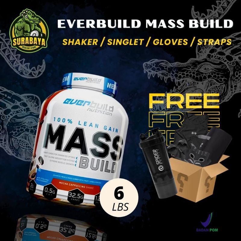 Jual Everbuild Lean Gain Mass Build 6 Lbs Ever Build Weigh Gainer 6lbs