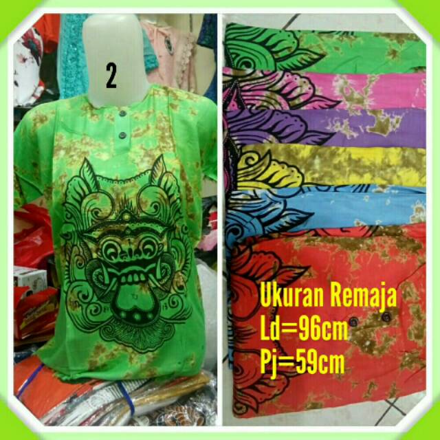 Blouse Atasan Barong Bali Ukuran Remaja