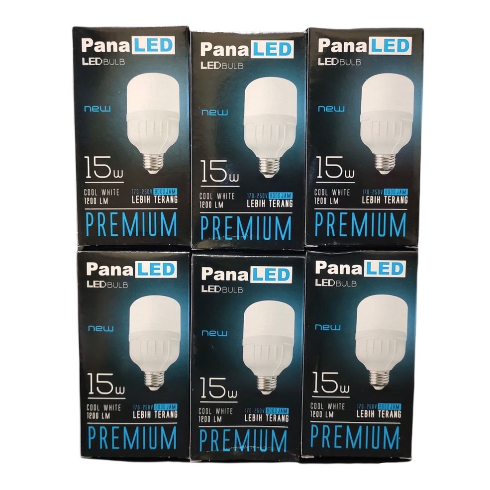 Paket 6 Pcs PANALED Premium Lampu LED Capsule 15 Watt