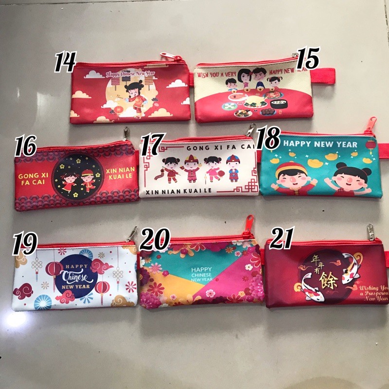 Dompet Angpao Imlek Panjang Shio Kelinci Rabbit Bunny Tahun 2023 Lucu Koko Cici Thomas Pony