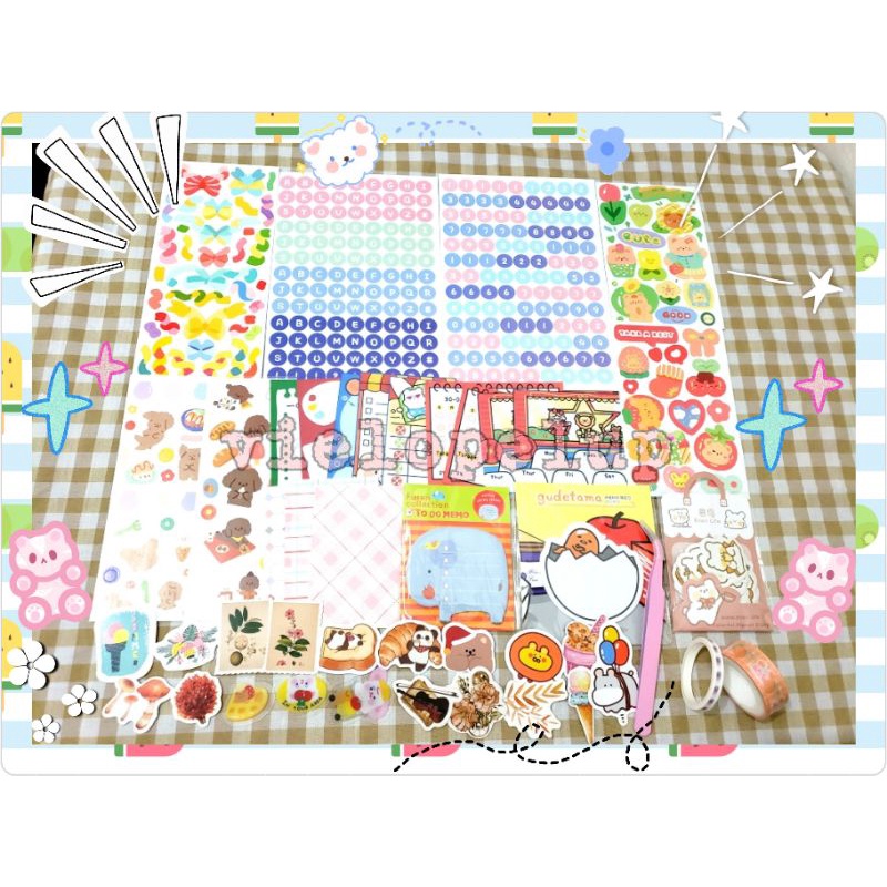 

Lucky Bag Sticker Memo Washi