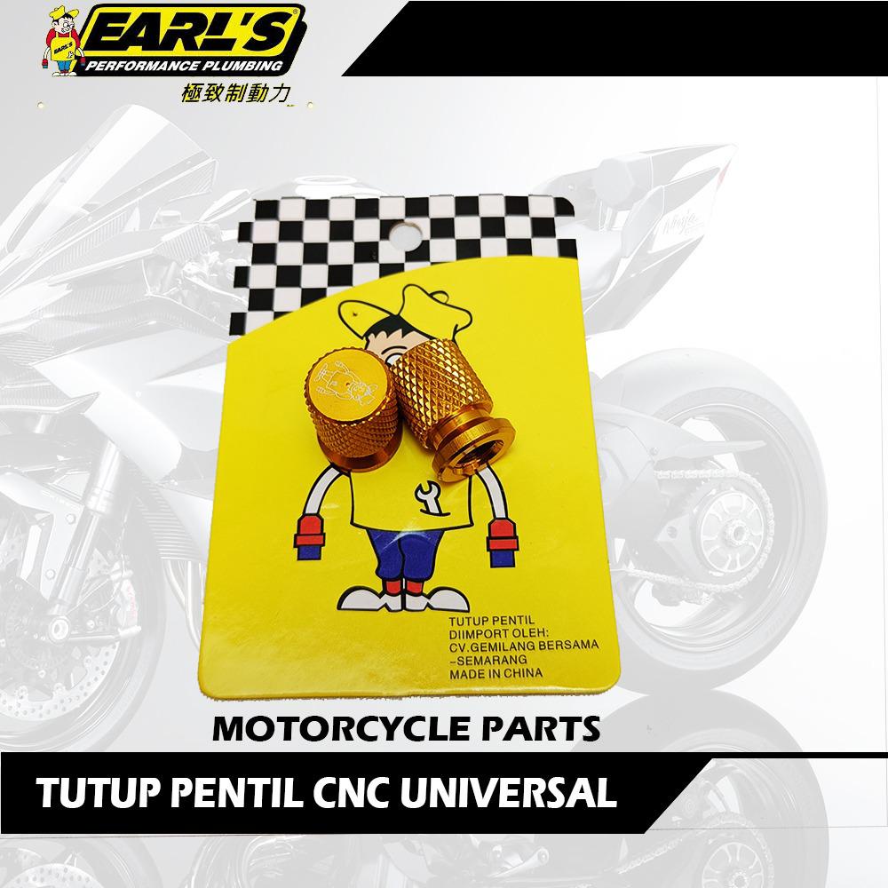 TUTUP PENTIL SISIK EARLES  VARIASI  WARNA  FULL CNC  UNIVERSAL MOTOR